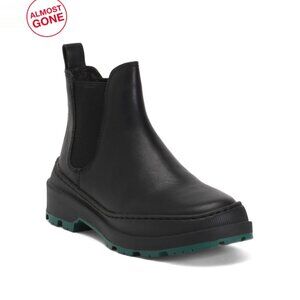 CAMPER Black Leather Leather Brutus Trek Ankle Booties